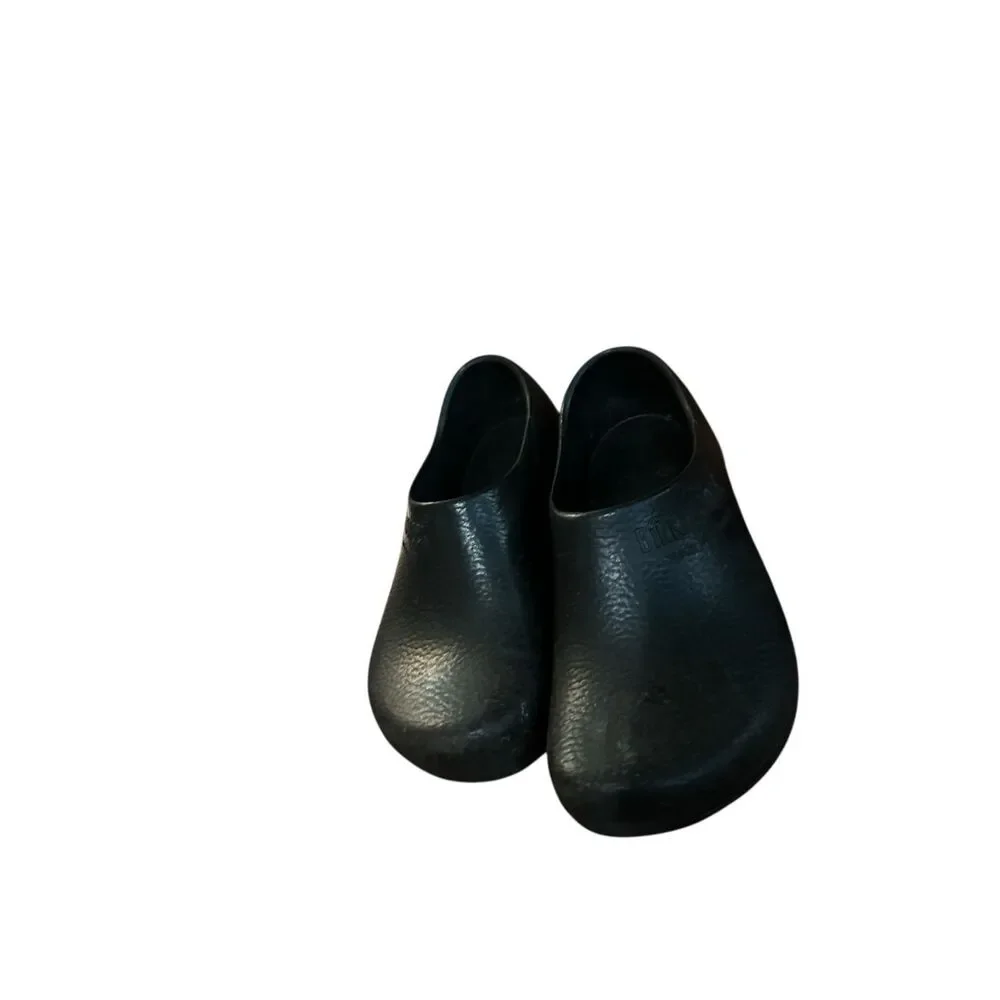 Birkenstock Profi-Birki Clog Shoes Slip-On Closed Back Closed Toe Black Size 39